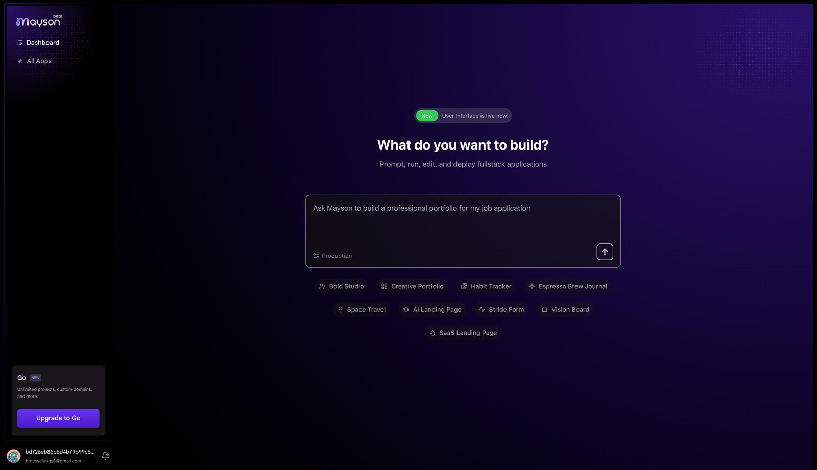 Mayson.dev — Autonomous Agent Creation Studio