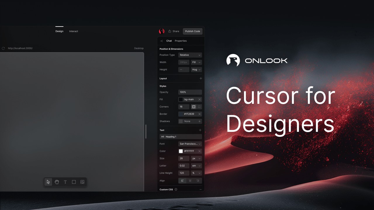 Onlook — Visual React Code Studio & Canvas
