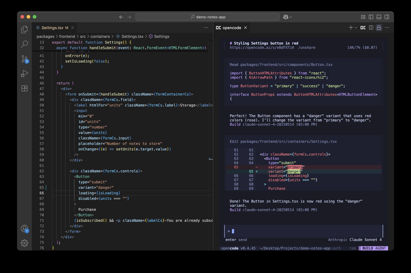 OpenCode IDE — Cloud Development & Agentic Coding Studio