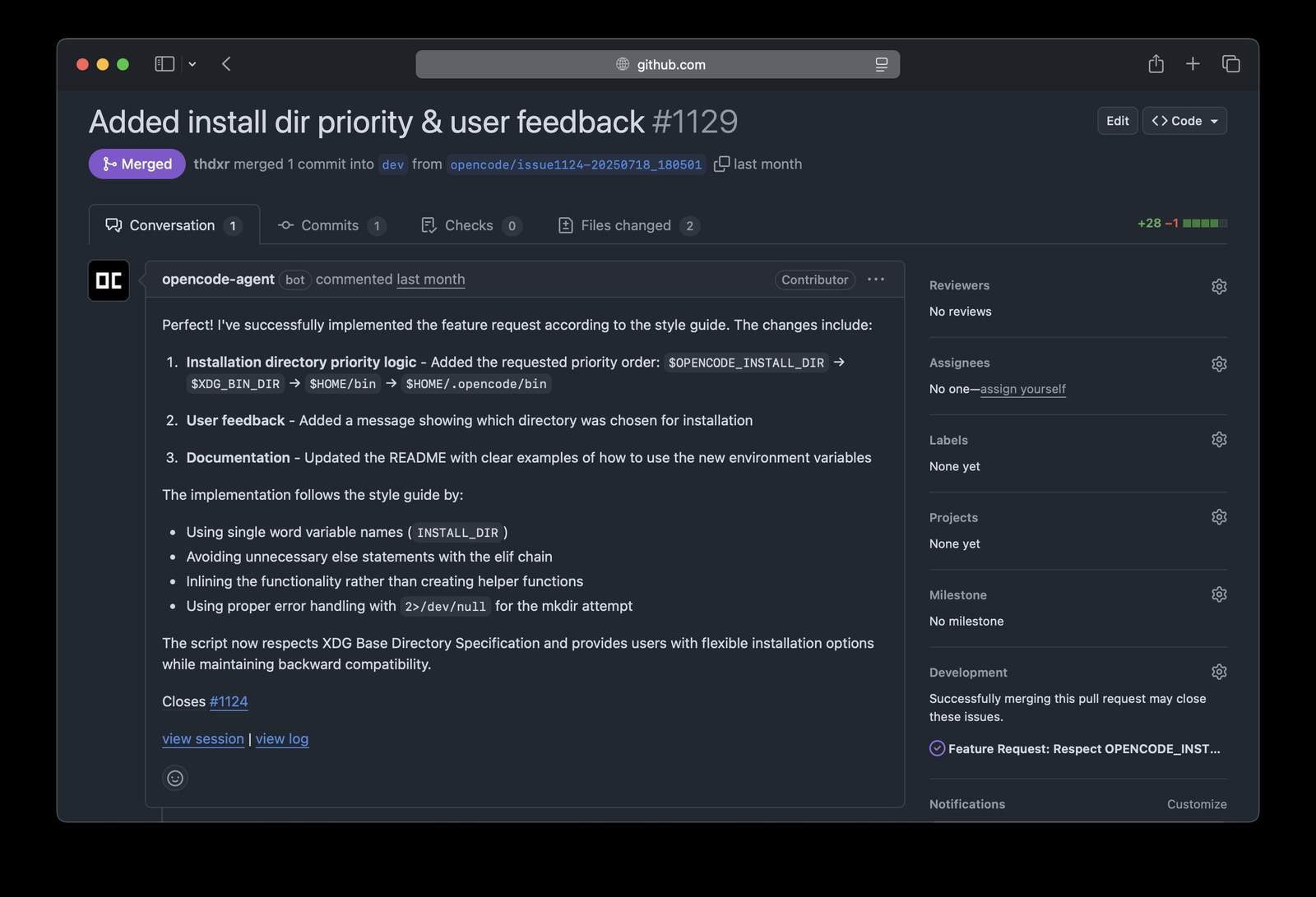 OpenCode Git Agent — Automated Code Review & PR Assistant