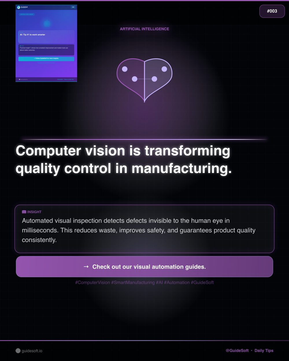 GuideSoft Brand Poster #003 — Visual System Archive