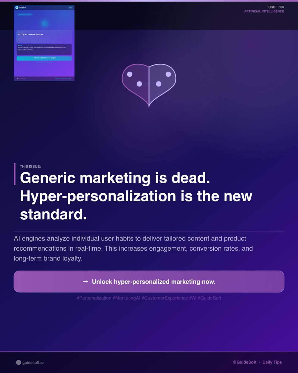 GuideSoft Brand Poster #006 — Visual System Archive