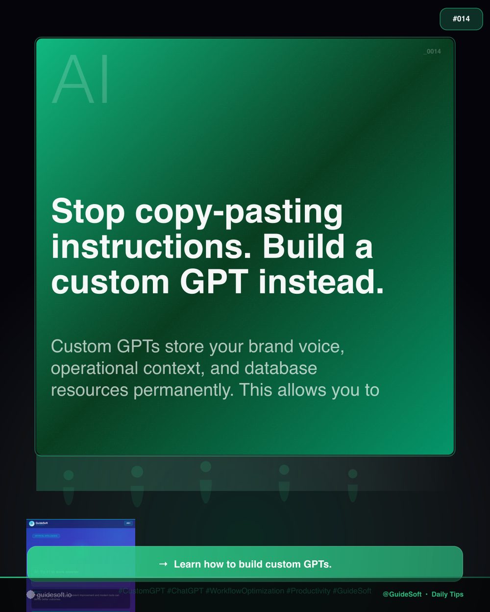GuideSoft Brand Poster #014 — Visual System Archive