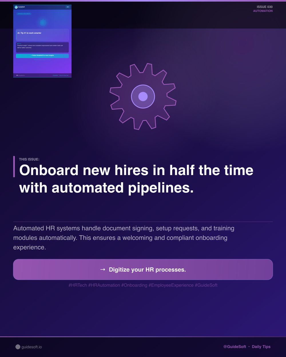 GuideSoft Brand Poster #030 — Visual System Archive