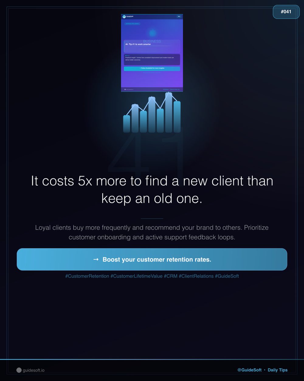 GuideSoft Brand Poster #041 — Visual System Archive