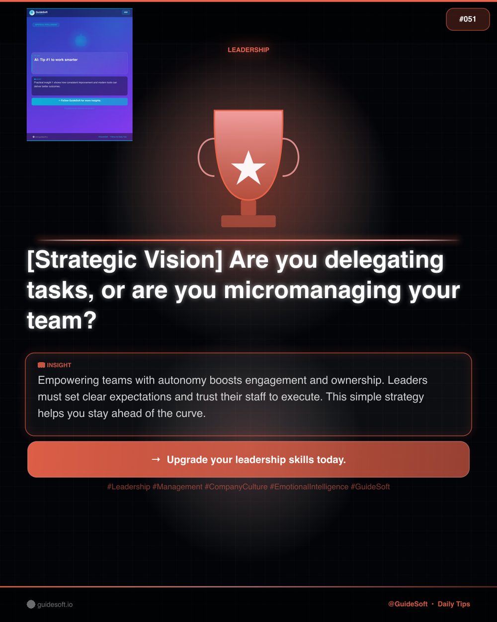 GuideSoft Brand Poster #051 — Visual System Archive