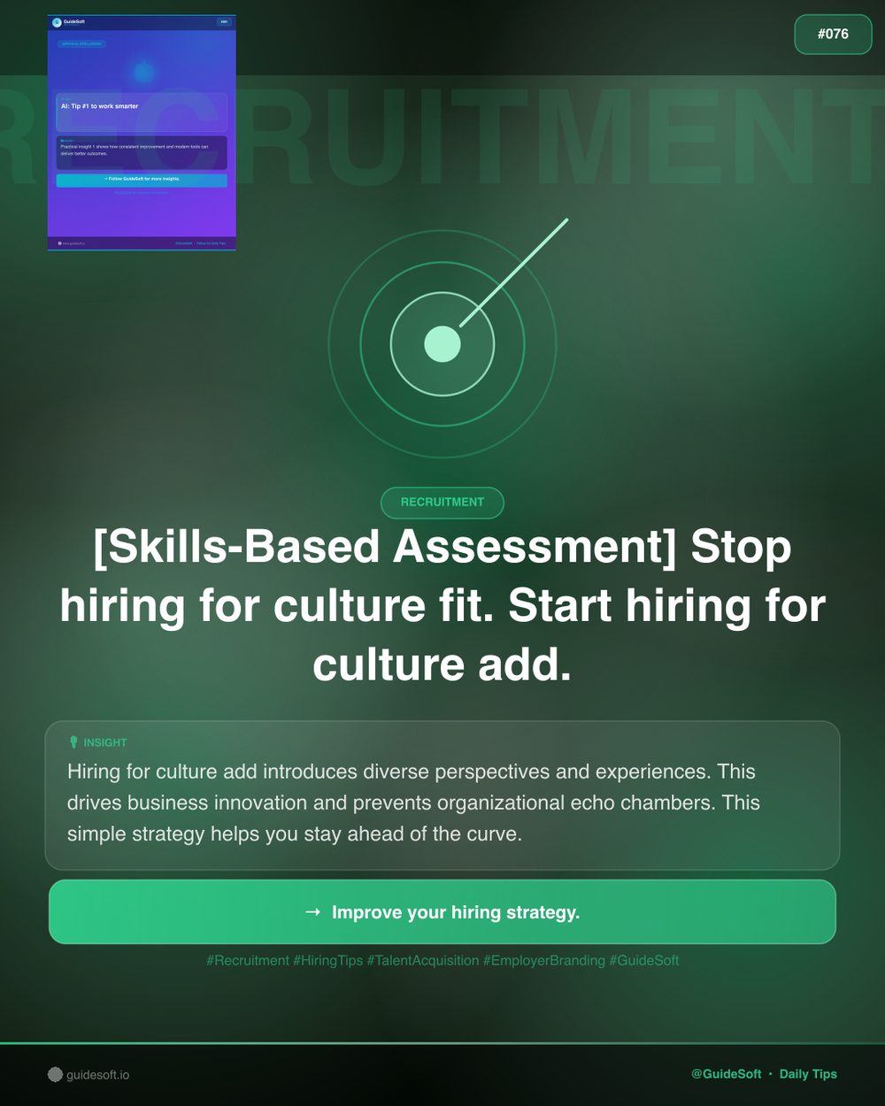 GuideSoft Brand Poster #076 — Visual System Archive