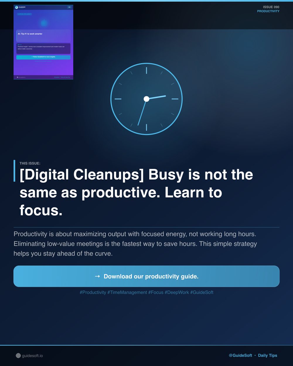 GuideSoft Brand Poster #090 — Visual System Archive