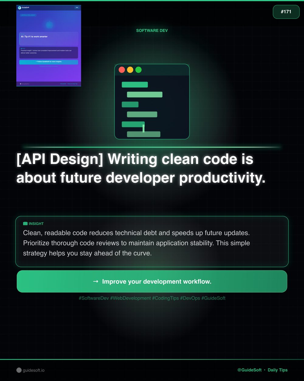 GuideSoft Brand Poster #171 — Visual System Archive