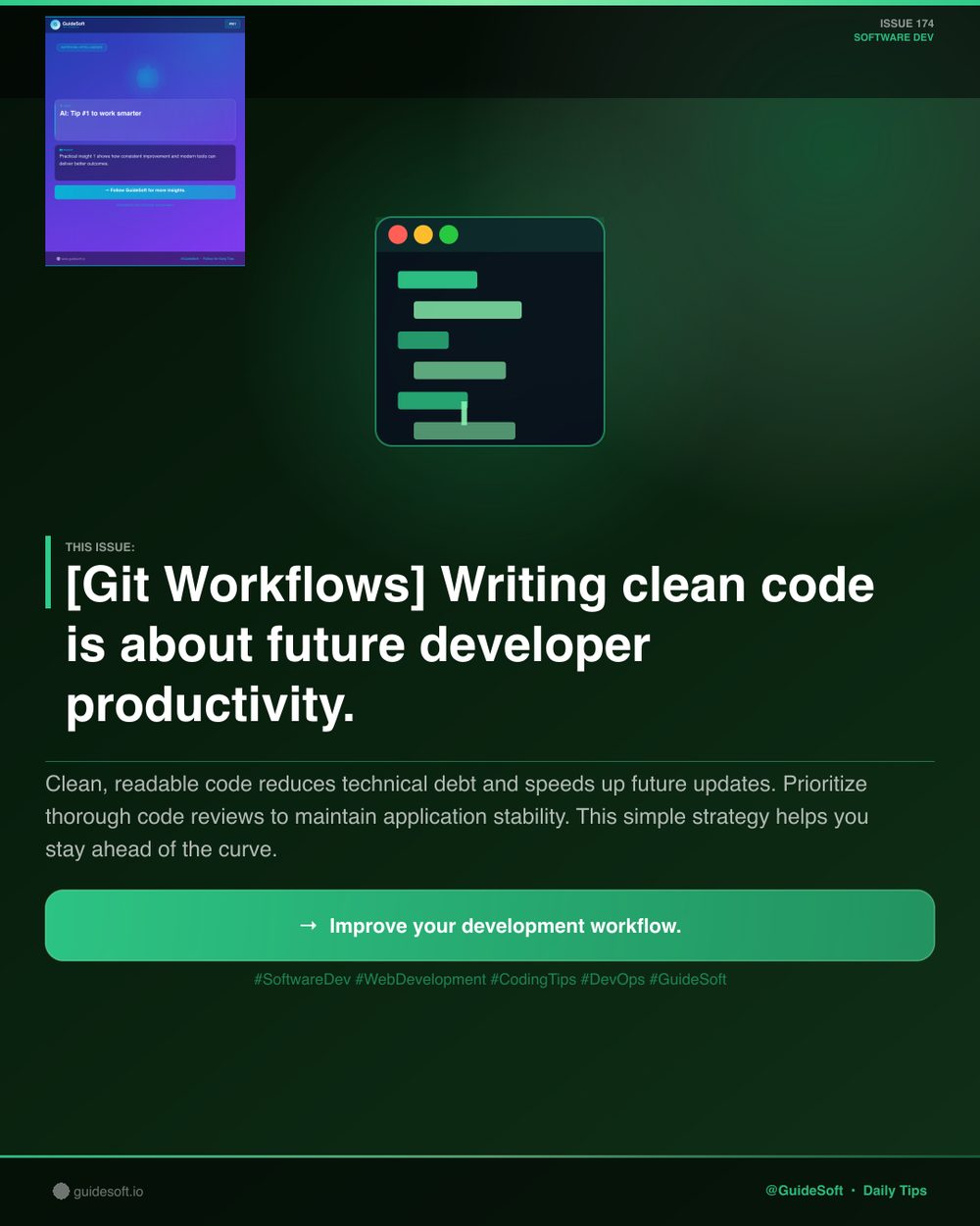 GuideSoft Brand Poster #174 — Visual System Archive