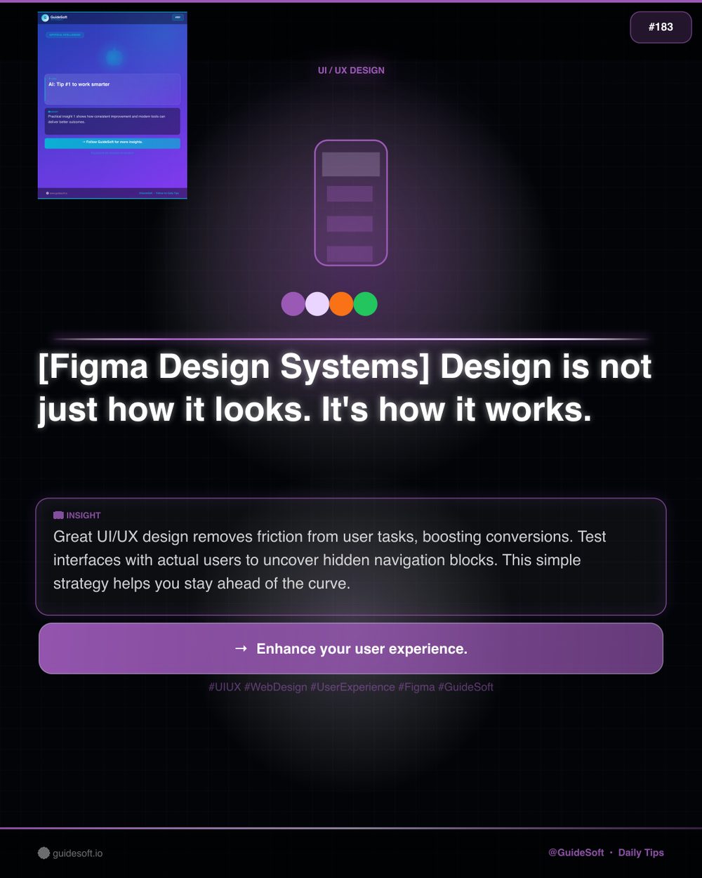 GuideSoft Brand Poster #183 — Visual System Archive