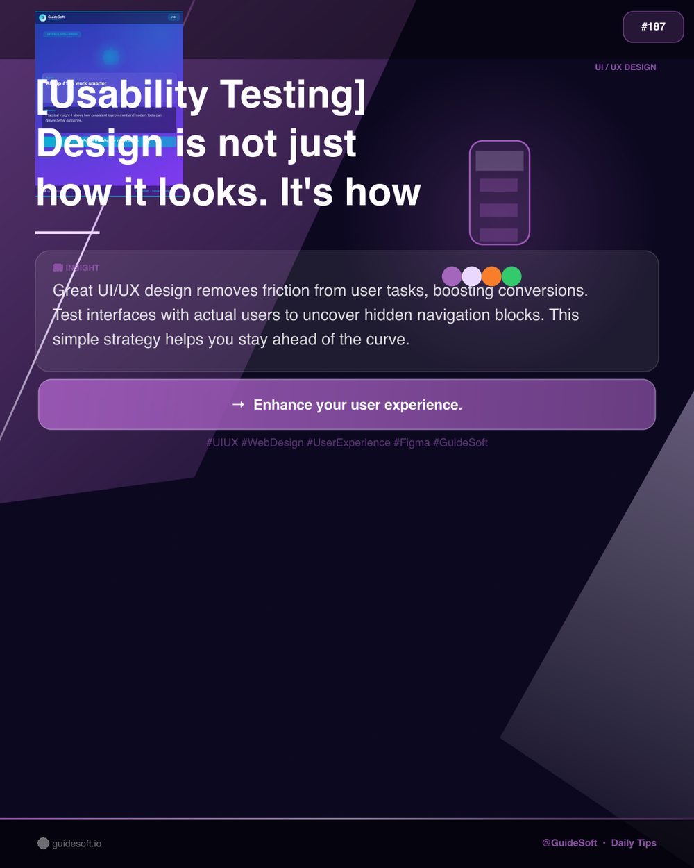 GuideSoft Brand Poster #187 — Visual System Archive