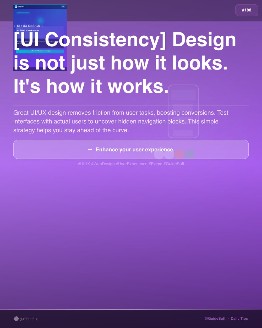 GuideSoft Brand Poster #188 — Visual System Archive