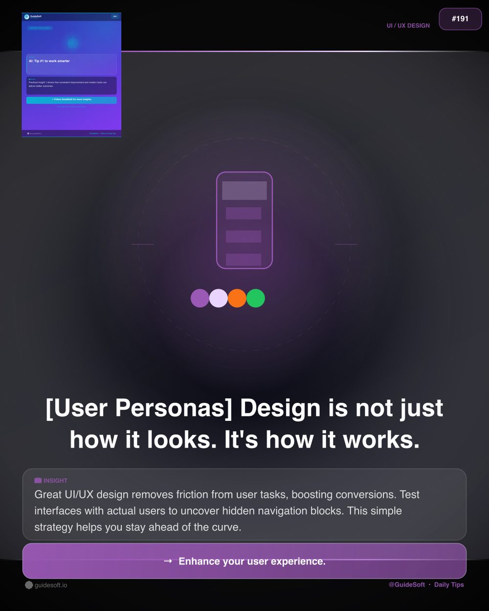 GuideSoft Brand Poster #191 — Visual System Archive