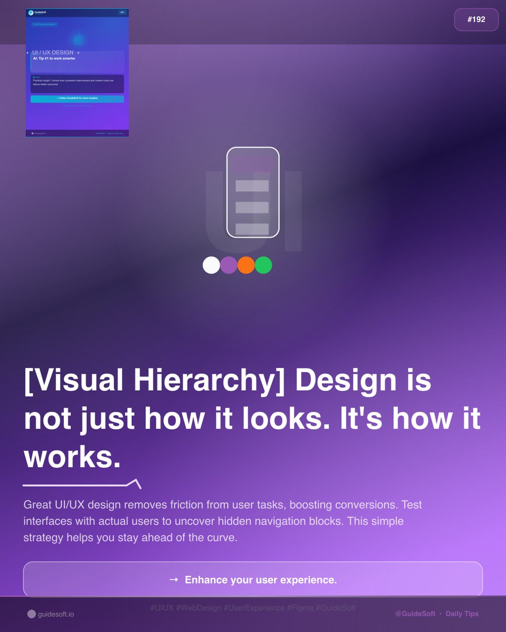 GuideSoft Brand Poster #192 — Visual System Archive