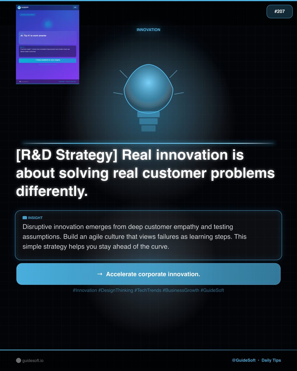 GuideSoft Brand Poster #207 — Visual System Archive