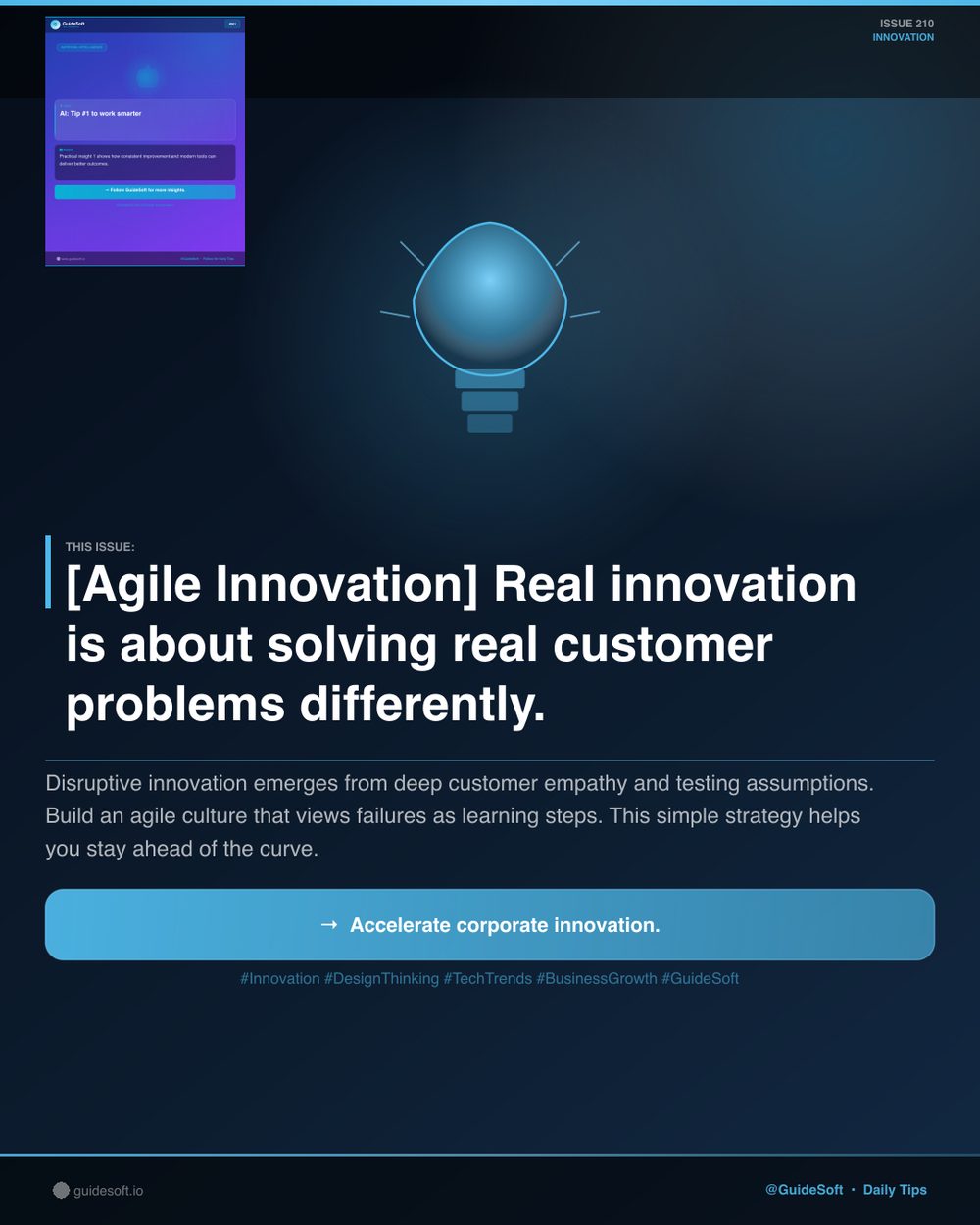 GuideSoft Brand Poster #210 — Visual System Archive