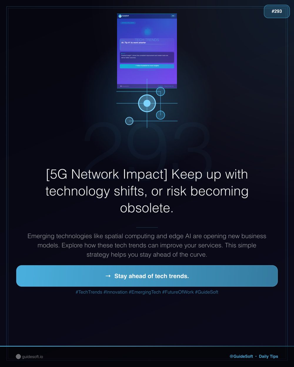 GuideSoft Brand Poster #293 — Visual System Archive