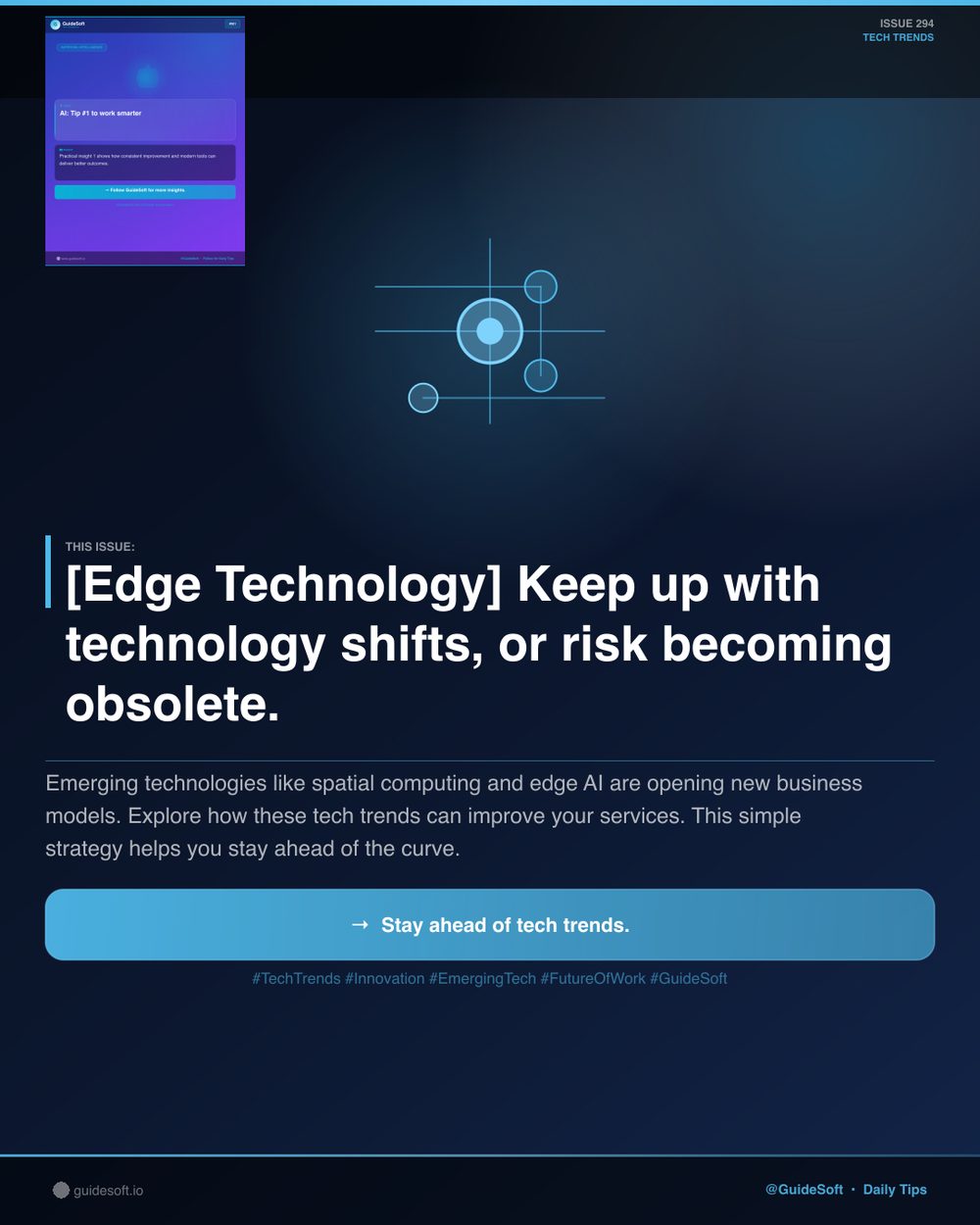 GuideSoft Brand Poster #294 — Visual System Archive